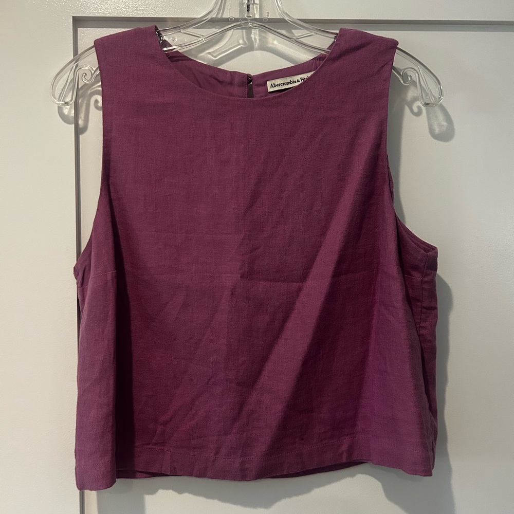 Abercrombie & Fitch Linen Blend Top